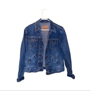 Levi Strauss Denim Blue Jean Jacket Womens Size Small